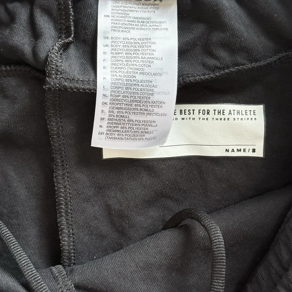 Adidas Athletics Squad Pant Men's Sz Large Sport Climalite Black Gym Training